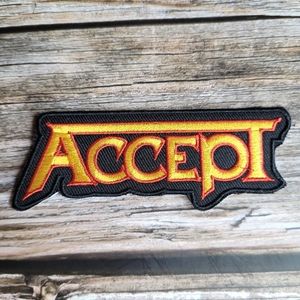 3/13$  Accept Heavy Metal Band 70s Vintage Embroidered Iron on Patch